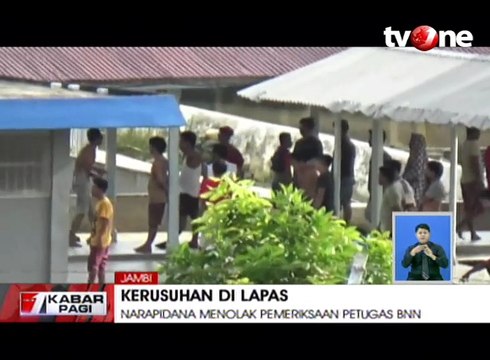 Menolak Diperiksa BNN, Lapas Jambi Rusuh