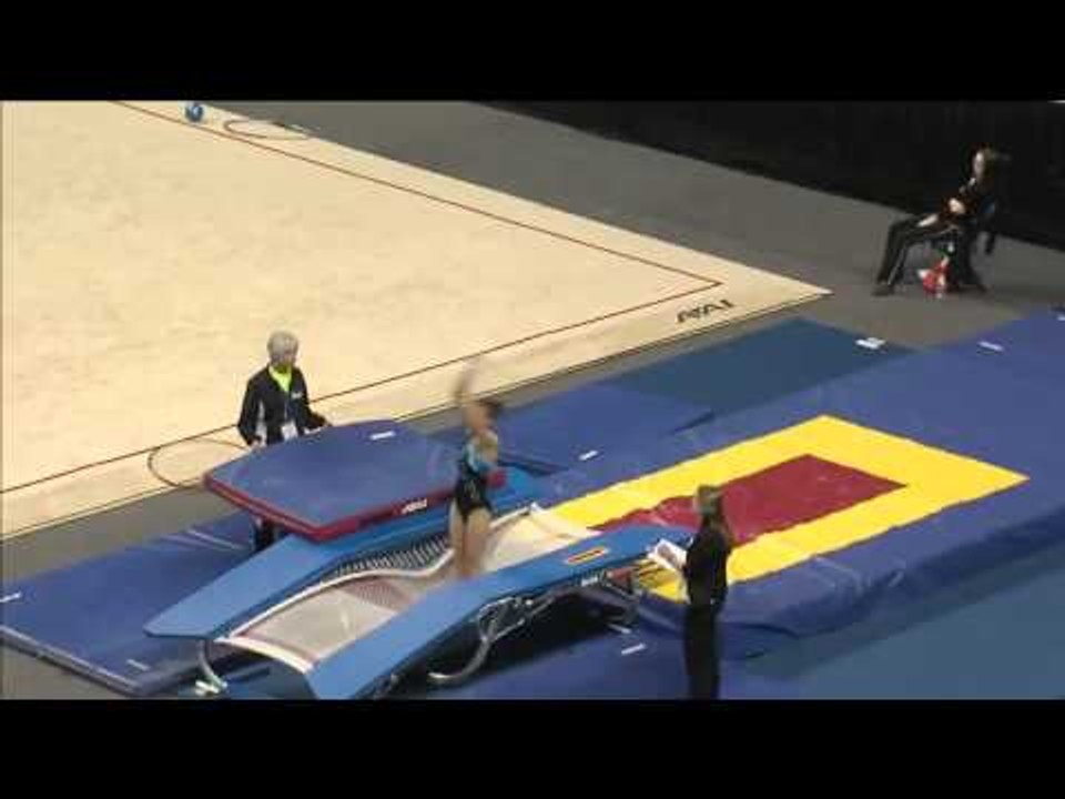 Kristle Lowell - Double Mini - Pass 2 - 2015 USA Gymnastics Championships