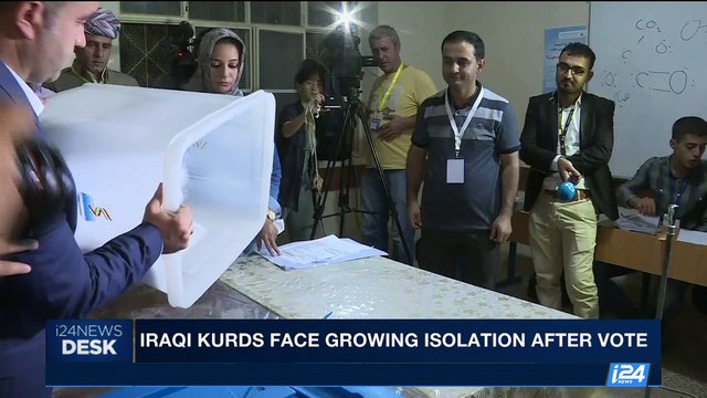 i24NEWS DESK | Iraqi Kurds face growing isolation after vote | Thursday, September 28th 2017