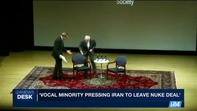 i24NEWS DESK | 'Vocal minority pressing Iran to leave nuke deal' | Thursday, September 28th 2017