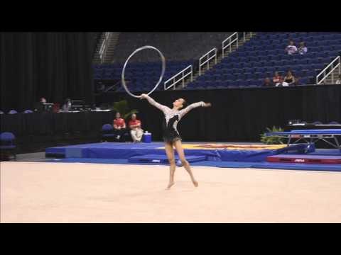 Serena Lu - Hoop - All-Around Final - 2015 USA Gymnastics Championships