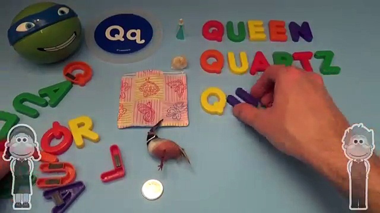 Disney Zootopia Surprise Egg Learn-A-Letter! Spelling Words that Start with the Letter Q!