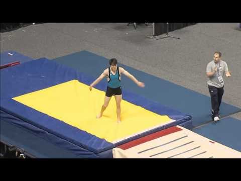 Austin Nacey - Tumbling Pass 1 - 2015 USA Gymnastics Championships