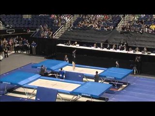Clare Johnson - Trampoline Final - 2015 USA Gymnastics Championships