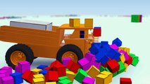 VIDS for KIDS in 3d (HD) - Big Dump Truck Billy Wrecking Cubes Fun - AApV