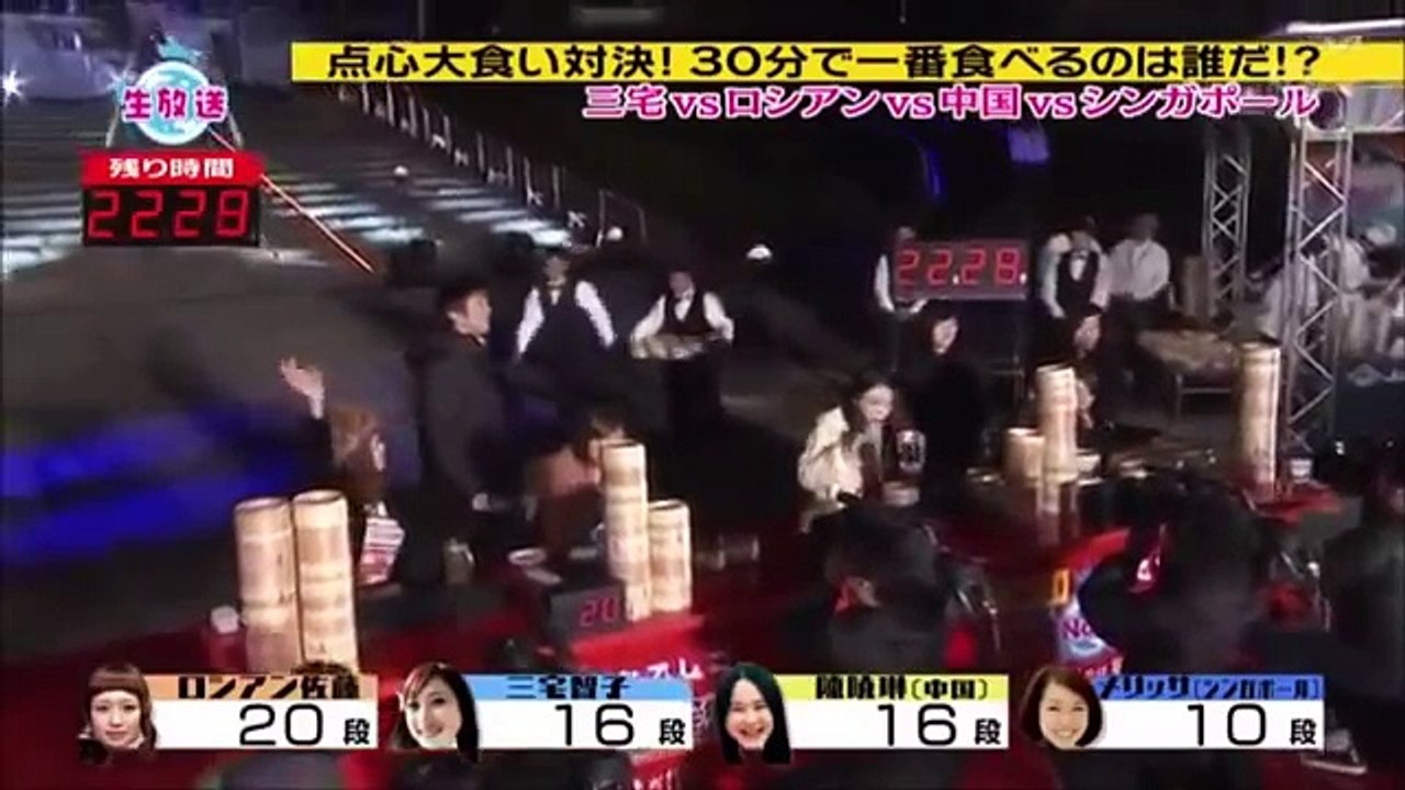 【木下ゆうか他・大食い】【Part 5+6】2014年 アジアで一番食うのは誰だ？