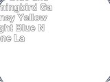 JIUDUIDODO Blue and Green Hummingbird Gathering Honey Yellow Flower Light Blue Neoprene