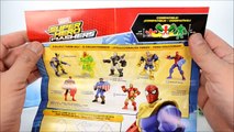 Marvel Super Hero Mashers Micro Hulk v Loki Spider-Man v Rhino Captain America v Iron Skull 2-Packs