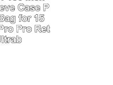 ProCase 14  156 Inch Laptop Sleeve Case Protective Bag for 15 MacBook Pro Pro Retina