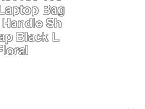 Designer Sleeves 133 Neoprene Laptop Bag Case with Handle Shoulder Strap Black  Lime