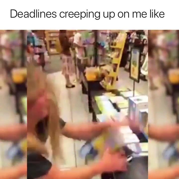 Vine- Deadlines creeping up on me like