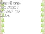 rooCASE Super Bubble Neoprene Neon Green  Black Sleeve Case for Apple MacBook Pro