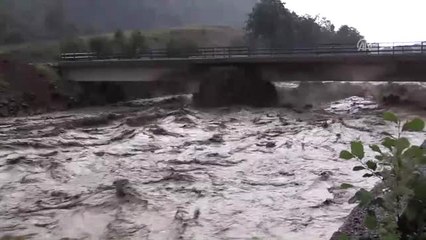 Rize'de Şiddetli Yağış - Çayeli