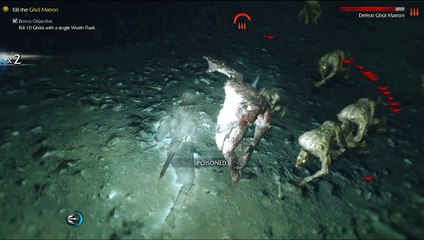 Shadow of mordor mission Kill 10  Ghrils with a single wrath flash