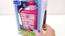 Peppa Pig Jewelry Box Princess Play Doh Peppa and Frozen Elsa Magiclip Doll Toys DCTC