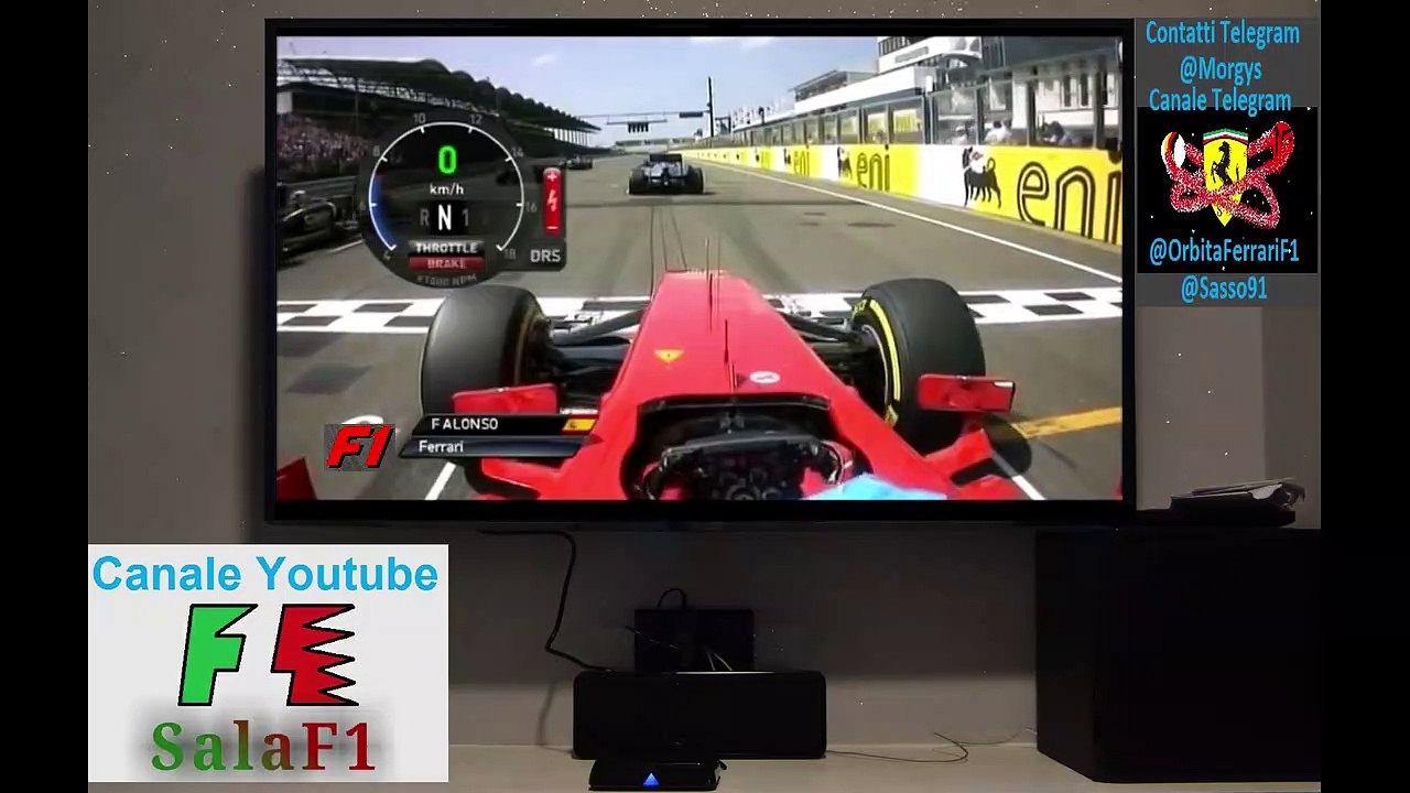 Onboard - F1 2012 Round 11 - GP Ungheria (Hungaroring) Fernando Alonso start
