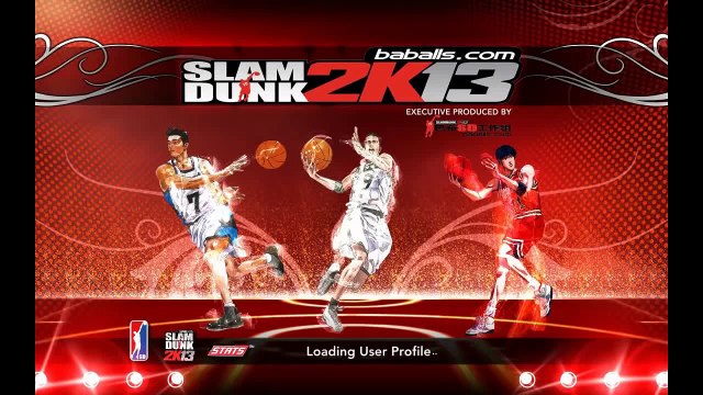 NBA 2K13 Shohoku vs Kainan Slam dunk - PC Gameplay