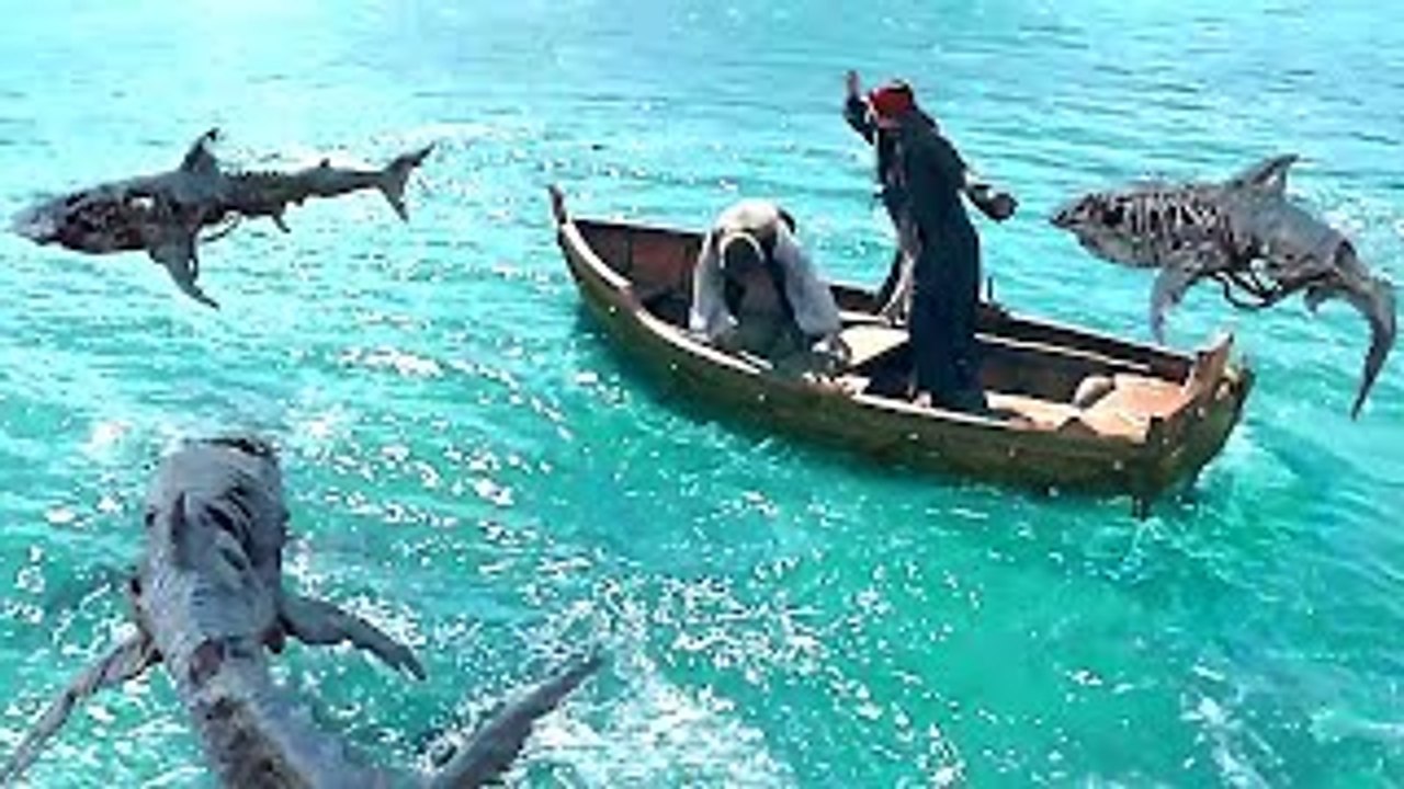 PIRATES DES CARAÏBES 5 : La scène des REQUINS décryptée ! [Making-Of]