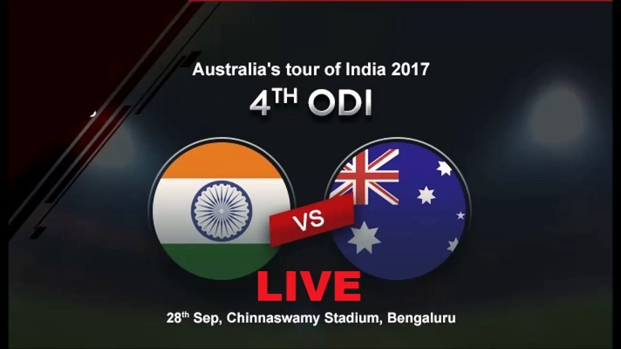australia vs india 4th odi live HD 28/9/2017