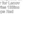 VanGoddy Neoprene Sleeve Cover for Lenovo Yoga Series 133inch Laptops Red