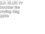 VanGoddy Pindar Sling  BLACK AQUA BLUE Pro Deluxe Shoulder Messenger Carrying Bag for