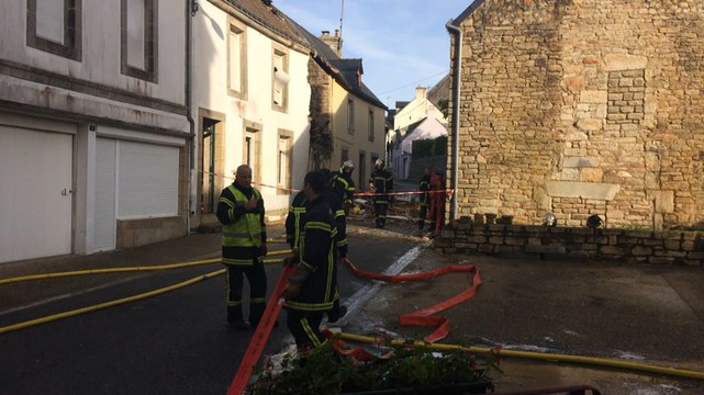 Explosion d'une maison au Faouët