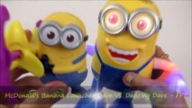 2017 DESPICABLE ME 3 DANCING MINION DAVE LED LIGHTS VS McDONALD'S HAPPY MEAL TOYS KIDS COLLECTION-mQ9es4YINKo