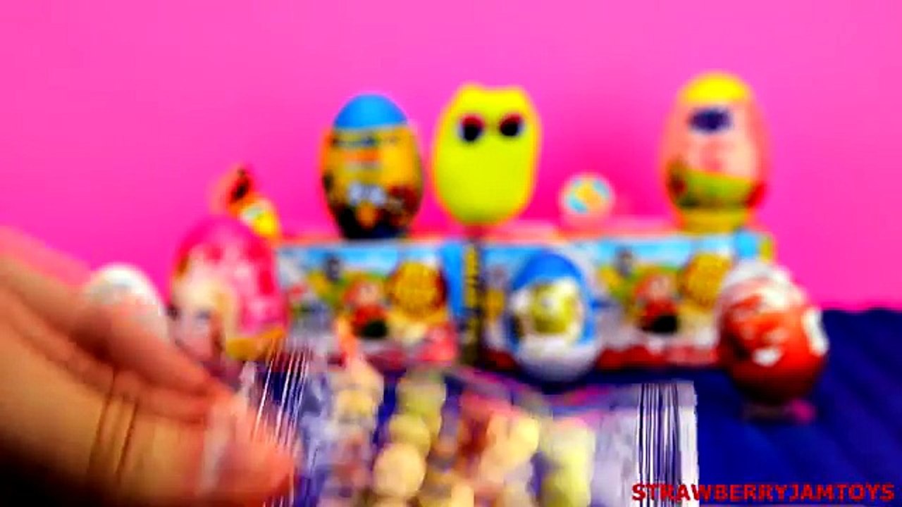 Peppa Pig Kinder Surprise Play Doh My Little Pony MLP Spongebob Angry Birds Barbie Surprise Eggs