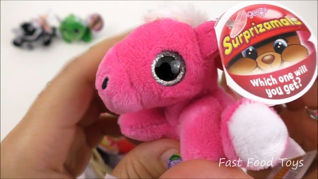 SURPRIZAMALS SURPRISE EGGS VS McDONALD'S EMOJI MOVIE TY TEENIE BEANIE BOO'S HAPPY MEAL TOYS UNBOXING YYbge0hBZU