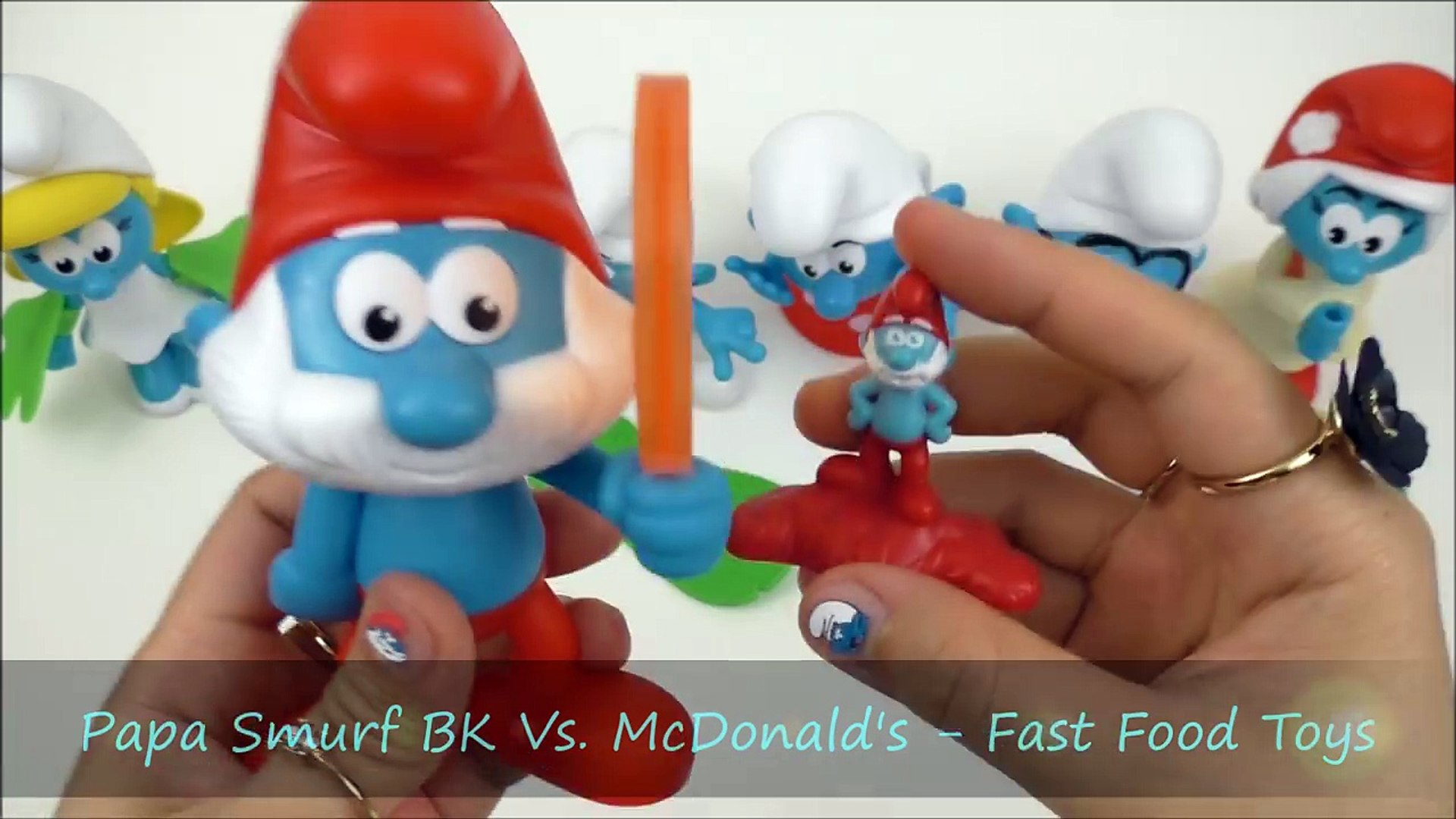 burger king smurf toys