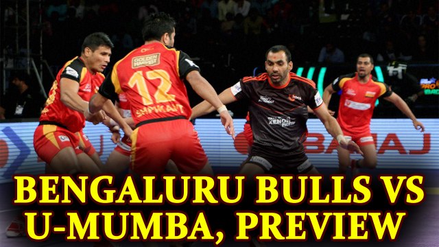 PKL 2017: Bengaluru Bulls lock horns with U Mumba, Match preview | Oneindia News