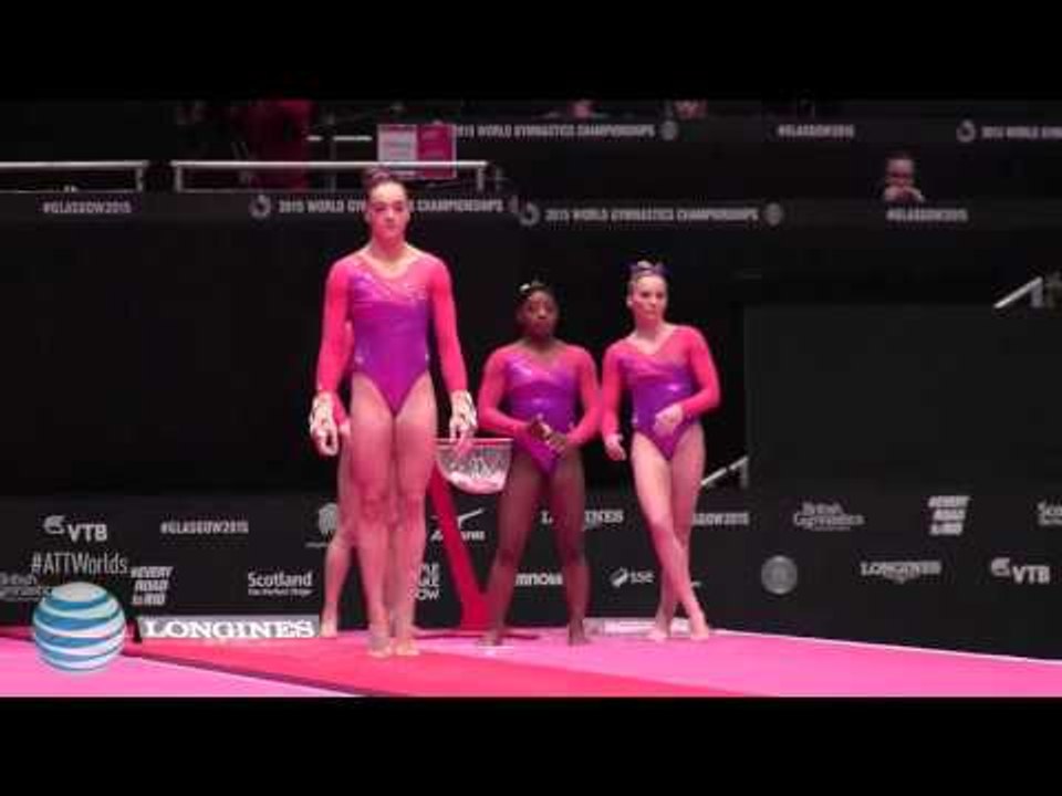 Maggie Nichols -  Vault - 2015 World Championships - Podium Training