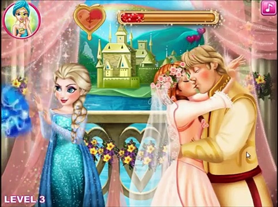 【ANNA WEDDING Kiss】エルサに気づかれないようにウェディングキス!