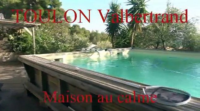 vente maison T4 Toulon ouest Vue mer piscine et au calme