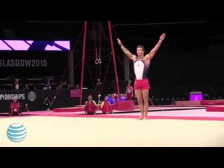 Paul Ruggeri- Floor - 2015 World Championships - Podium Training