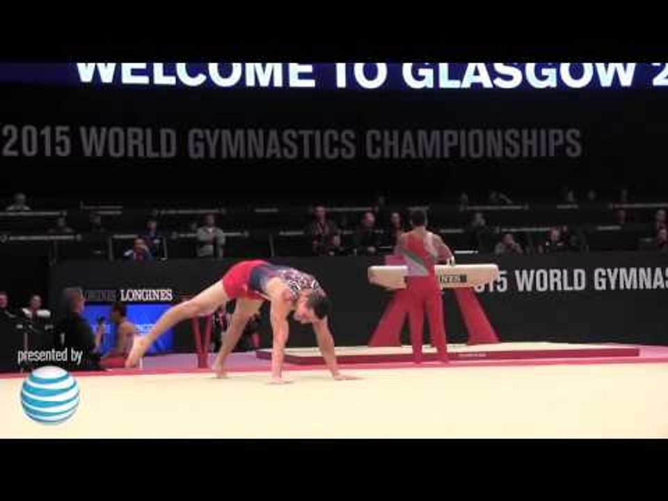 Alex Naddour - Floor - 2015 World Championships - Podium Training