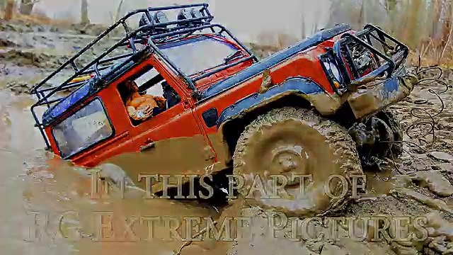 RC Trucks MUD OFF Road Rescue and Stuck — RC Jeep Wrangler Rubicon VS Land Rover Defender 90 Part3