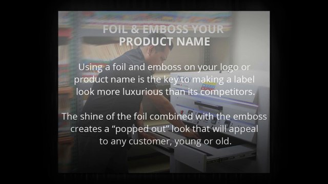 Foil & Embossing: A Strategic Way To Design Labels