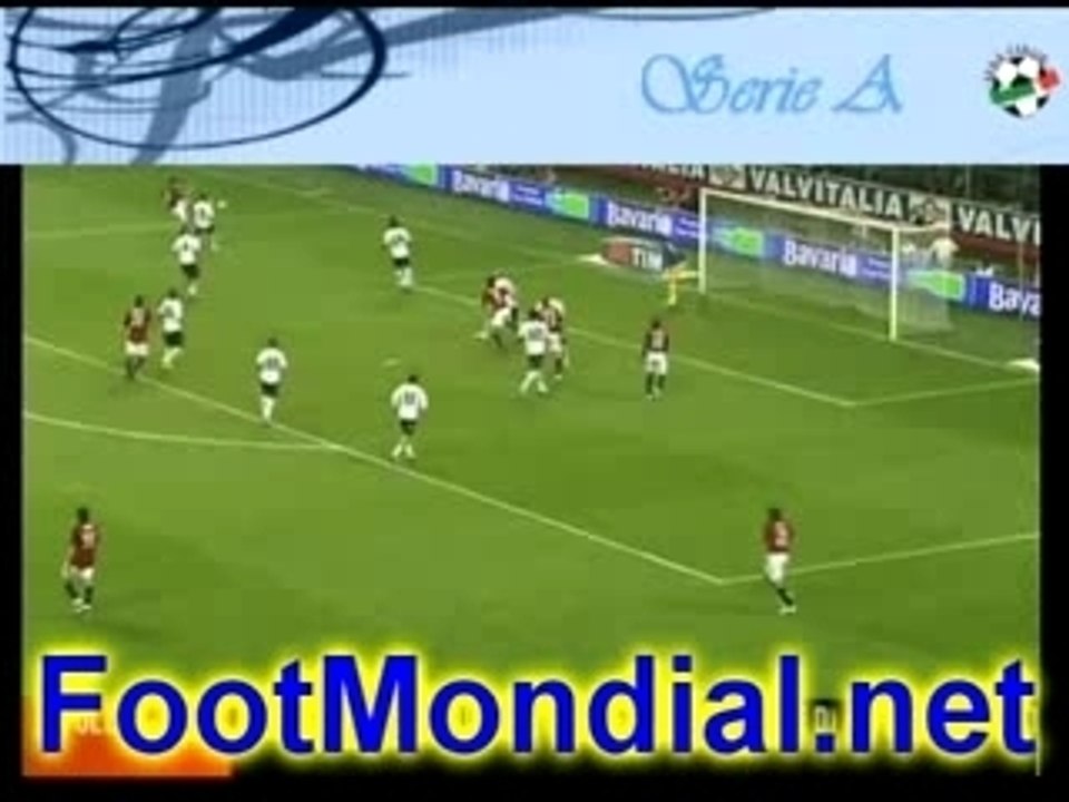 Seedorf but Milan 1-1 Parme 22/09/07