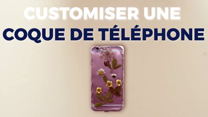 Customiser une coque de téléphone avec des fleurs