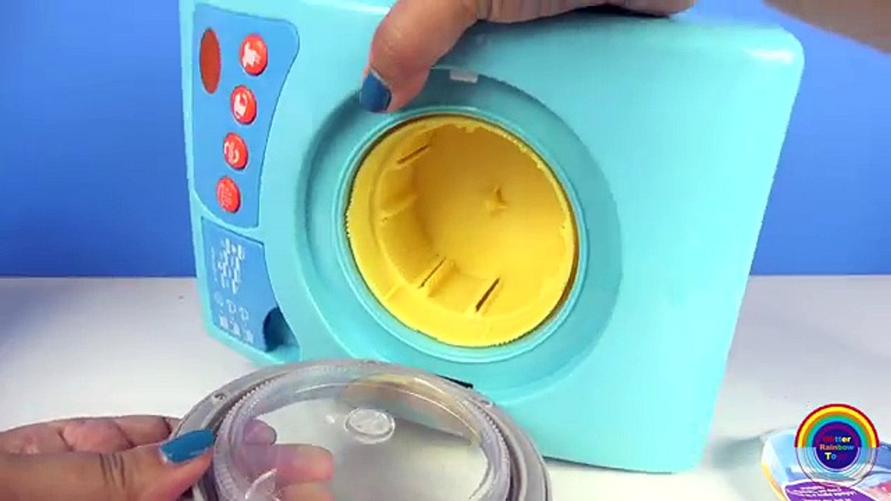 JUST LIKE HOME WASHING MACHINE Toy Play Dress Up Doll Clothes Princess Elsa Anna Gowns