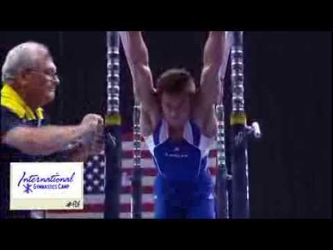 International Gymnastics Camp's #FlashbackFriday with Sam Mikulak on parallel bars