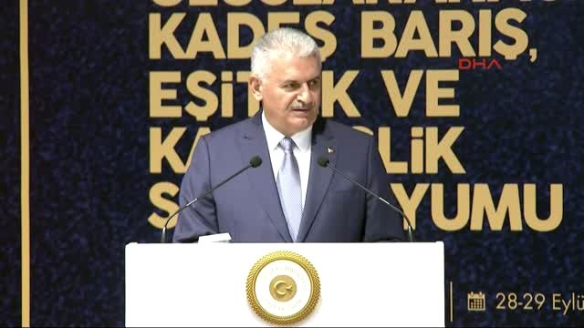 Çorum - Başbakan Yıldırım, Uluslararası Kardeş Barış, Eşitlik ve Kardeşlik Sempozyumu'nda Konuştu 2