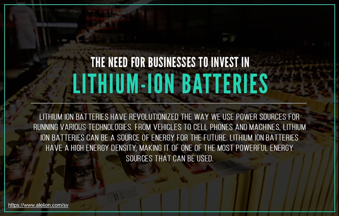 Lithium Ion Battery Energy Density