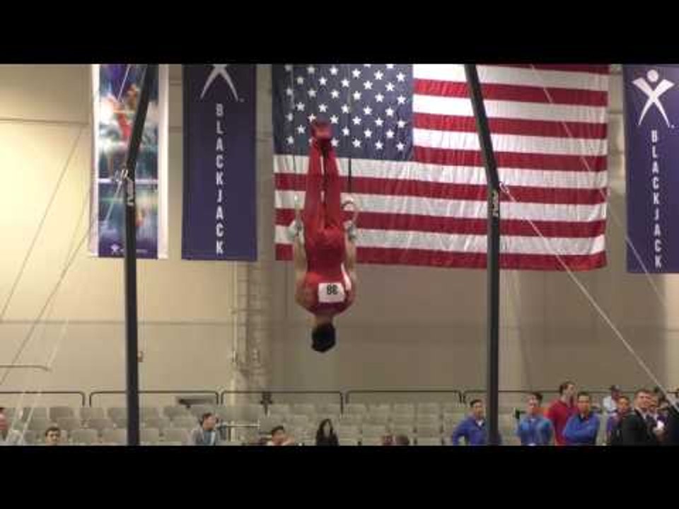 Kanji Oyama – Still Rings – 2016 Winter Cup Pre...