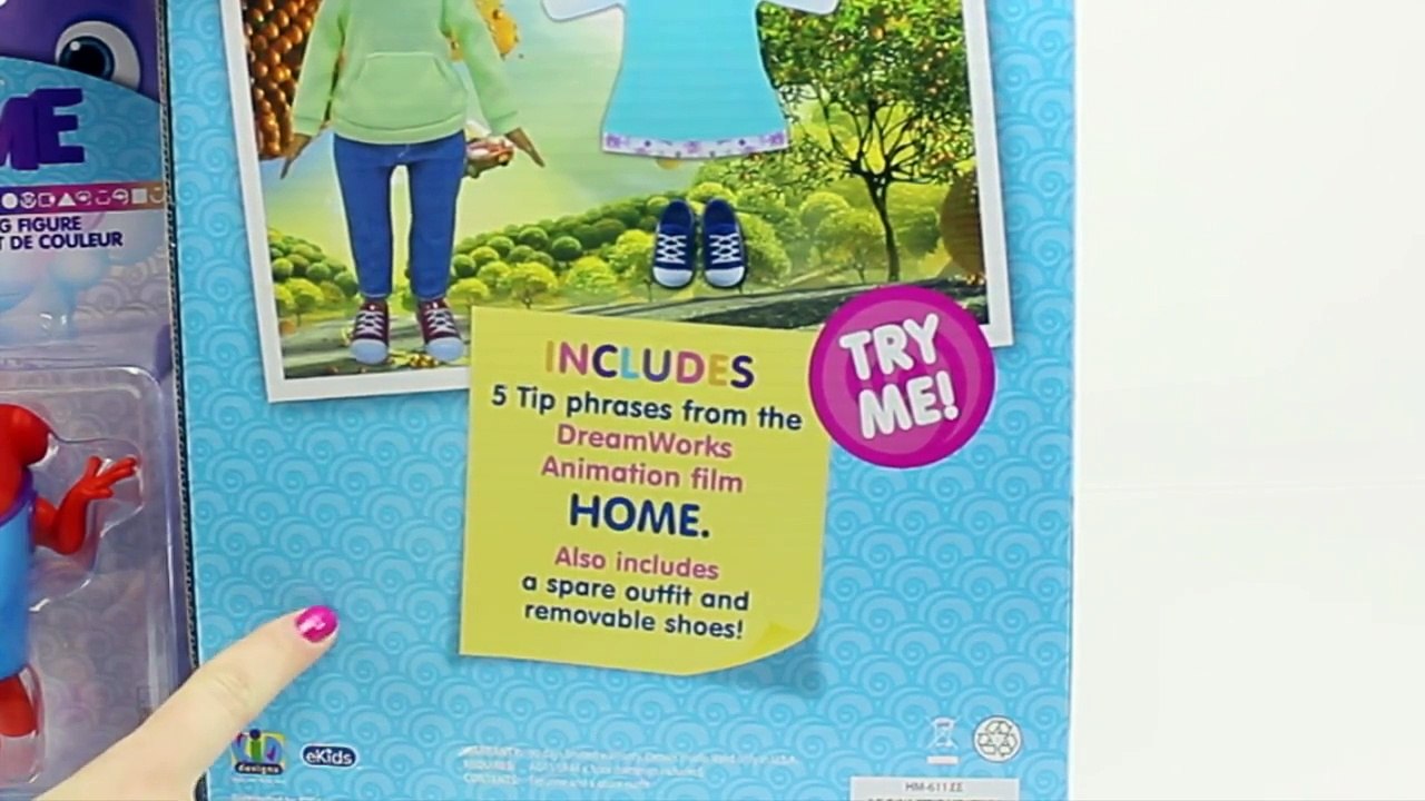DreamWorks HOME TOYS Talking TIP Doll and OH Color Changing Figure ДОМ ТИП