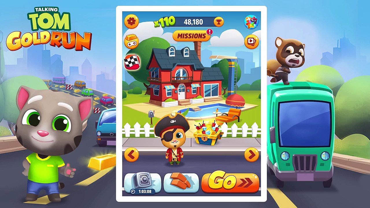 NEW in Talking Tom Gold Run - Win the Race!