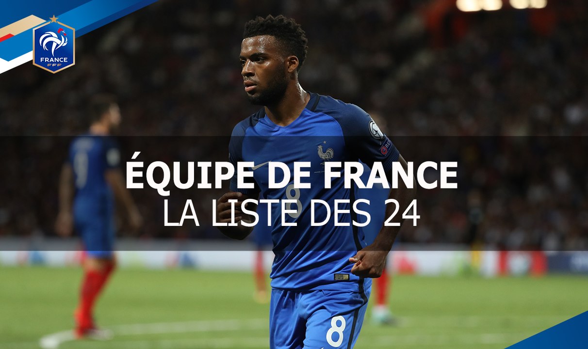 La liste des 24 pour Bulgarie - France et France - Biélorussie