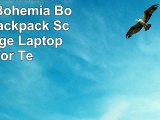Unisex Fashionable Canvas Zip Bohemia Boho Style Backpack School College Laptop Bag for