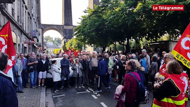 Morlaix. 350 retraités autour du mot d'ordre Restons en colère !